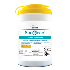 SpecClean Disinfectant wipes